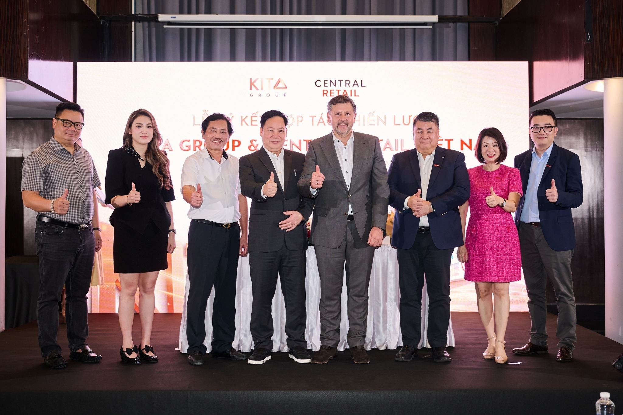 Sự kiện ký kết giữa Kita Group và Central Retail